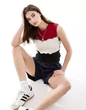 Вязаный жилет Reclaimed Vintage Revived x Glass Onion