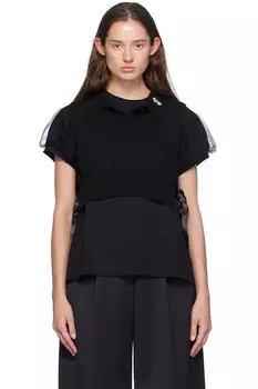 Вязаный жилет с декором Simone Rocha, мультиколор