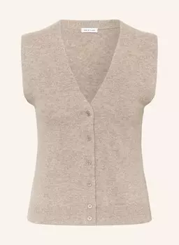 Вязаный жилет с кашемиром Mrs & Hugs, коричневый