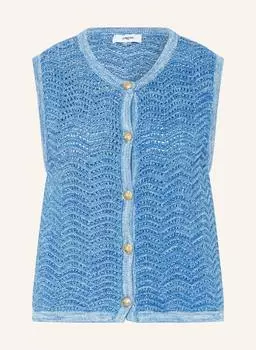 Вязаный жилет Suncoo, синий