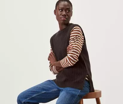 Вязаный жилет-свитер Tchibo