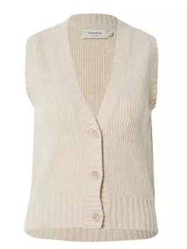 Вязаный жилет Thinking MU, бежевый