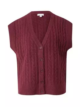 Вязаный жилет TOPSHOP, бордовый
