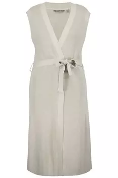 Вязаный жилет Ulla Popken, бежевый