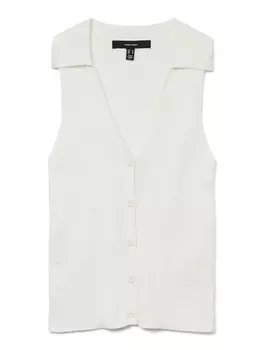 Вязаный жилет VERO MODA VMWillow, белый