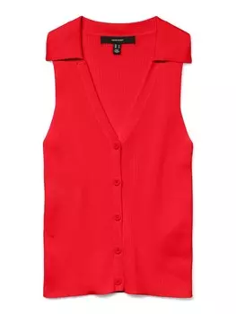 Вязаный жилет VERO MODA VMWillow, красный
