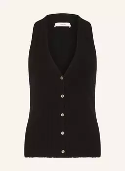 Вязаный жилет Vince, черный