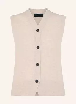 Вязаный жилет Whistles, бежевый