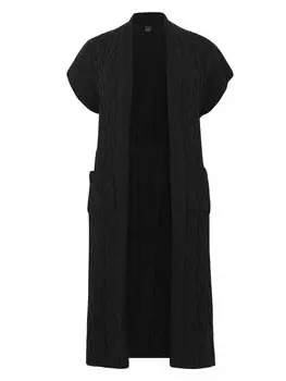 Вязаный жилет YOEK, черный