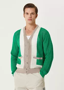 Вязать кардиган Obey, зеленый