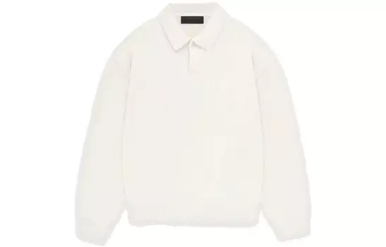 Вязать поло Fear Of God Essentials, цвет Cloud Dancer
