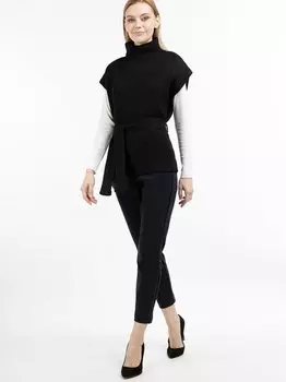 Вяжем пончо Dreimaster, черный