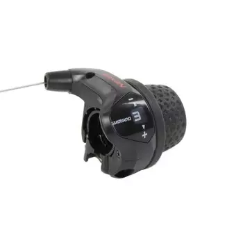 Вращающаяся ручка с кабелем и кнопкой Shimano sl-3s35 nexus revoshift 3v, черный / черный / серебристый