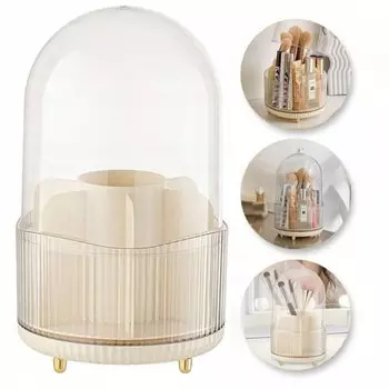 Вращающийся органайзер для кистей ECARLA Rifle Cream CB55