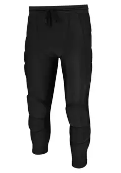 Вратарские брюки Reusch "Compression Short 3/4 Soft Padded" с мягкими зонами, черный