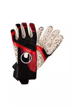 Вратарские перчатки Powerline Supergrip+ Finger Surround мужские uhlsport, цвет Schwarz Rot