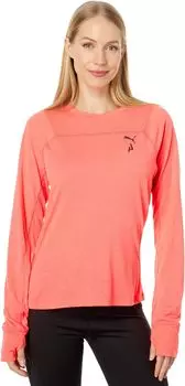 Времена года Шерсть с длинным рукавом PUMA, цвет Salmon