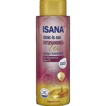 Время релаксации кремово-масляной ванны ISANA, 500 ml