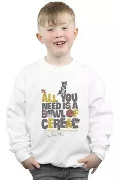 Все, что вам нужно, это толстовка Tom & Jerry, белый