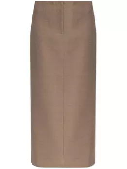 ВСЕ СТУДИИ Сценарий макси юбка ENTIRE STUDIOS, коричневый