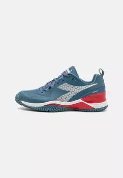 Все туфли для тенниса Blushield Tornaneo 2 Diadora, цвет oceanview/white/salsa