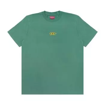 Всемирно известный топ Supreme с короткими рукавами, бледно-зеленый