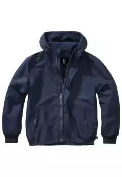 Всепогодная куртка Brandit " Brandit Unisex Kids Windbreaker Frontzip" (1 шт.), с капюшоном, цвет морской волны