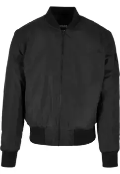 Всепогодная куртка URBAN CLASSICS " Urban Classics Men's Recycled Basic Bomber Jacket" (1 шт.), без капюшона, черный