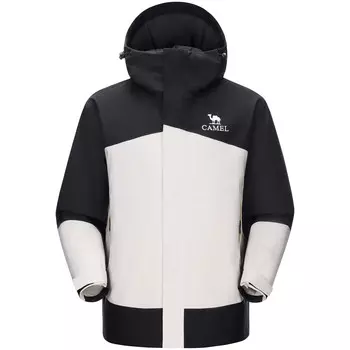Всепогодная ветровка мужская Camel, цвет Warm White/Phantom Black