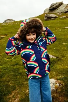 Всепогодное водонепроницаемое пальто Boden, синий