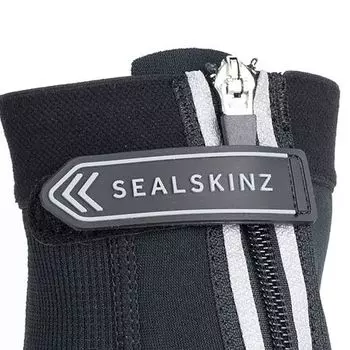 Всепогодные светодиодные велосипедные бахилы SealSkinz, черный