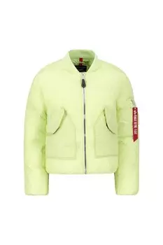 Всесезонная куртка ALPHA INDUSTRIES Between-Season Jacket MA-1, лаймовый