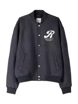 Всесезонная куртка Bershka Between-Season Jacket, базальтовый серый