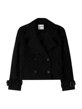 Всесезонная куртка Bershka Between-Season Jacket, черный