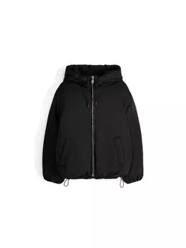 Всесезонная куртка Bershka Between-Season Jacket, черный