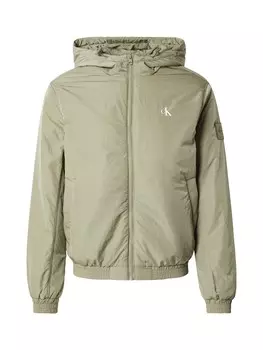 Всесезонная куртка Calvin Klein Jeans Between-Season Jacket HARRINGTON, оливковый