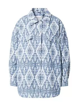 Всесезонная куртка ONLY Between-Season Jacket LONDON NAVAJO, цвет dusty blue/light blue