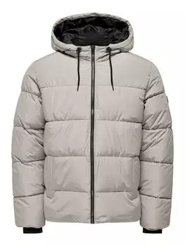 Всесезонная куртка Only & Sons Between-Season Jacket ONSMelvin, светло-серый
