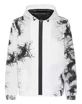 Всесезонная куртка Plein Sport Between-Season Jacket Splash Extreme, белый