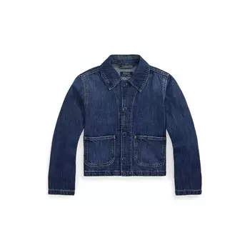 Всесезонная куртка Polo Ralph Lauren Between-Season Jacket, цвет blue denim/light blue