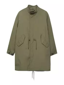 Всесезонная куртка Pull&Bear Between-Seasons Parka, хаки