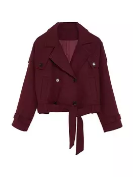 Всесезонная куртка Trendyol Between-Season Jacket, бордовый