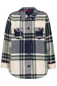 Всесезонная куртка Ulla Popken Between-Season Jacket, цвет ecru/marine blue