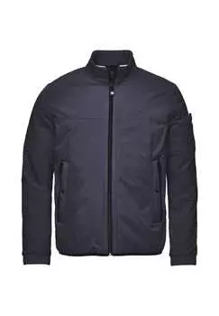 Всесезонная летняя куртка с практичным карманом на рукаве New Canadian, синий