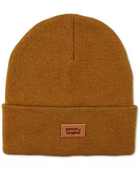 Всесезонная удобная кожаная шапка с нашивкой-логотипом Levi's Hero