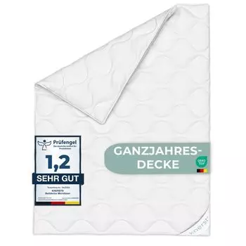 Всесезонное одеяло KNERST - дышащее одеяло с балансировкой температуры - одеяло на круглый год - размер: 155x220 см