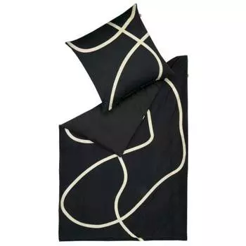 Всесезонное постельное белье artsy Musterring, черный