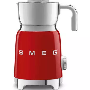 Вспениватель молока Smeg MFF01RDUK, красный/серебристый