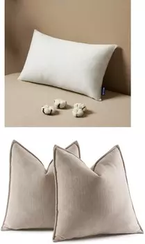 Вставка для подушки MIULEE и декоративные наволочки цвета хаки