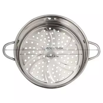 Вставка для приготовления на пару из нержавеющей стали, вставка для приготовления на пару, корзина для приготовления на пару, решетка для приготовления пара с ручкой easybuy